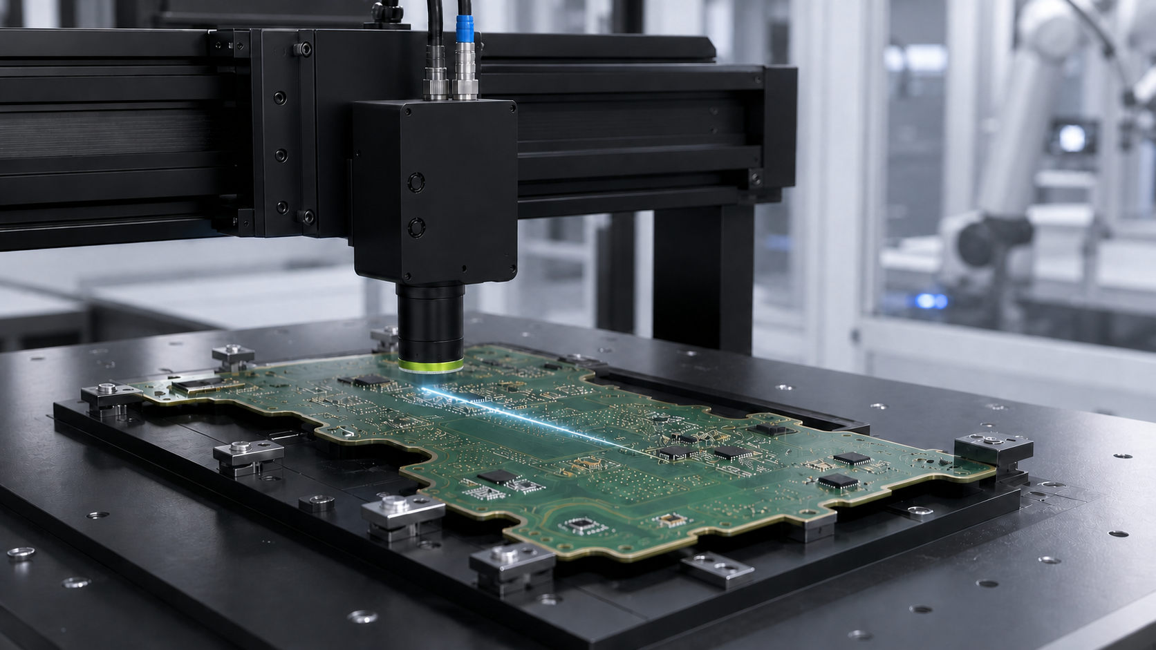 异形 pcb 轮廓与高度检测